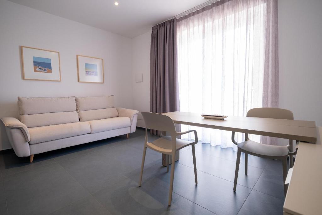 Posezení v ubytování Nautika Suites