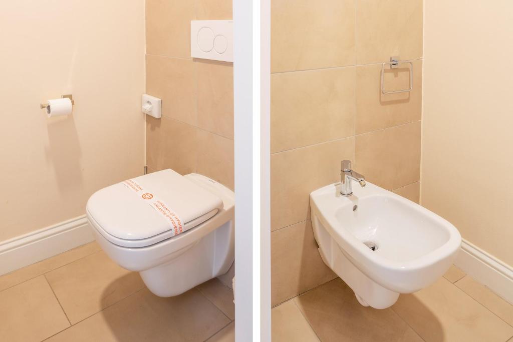Koupelna v ubytování I Tre Re Rooms