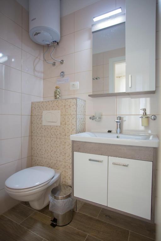 Koupelna v ubytování Nirvana rooms Split