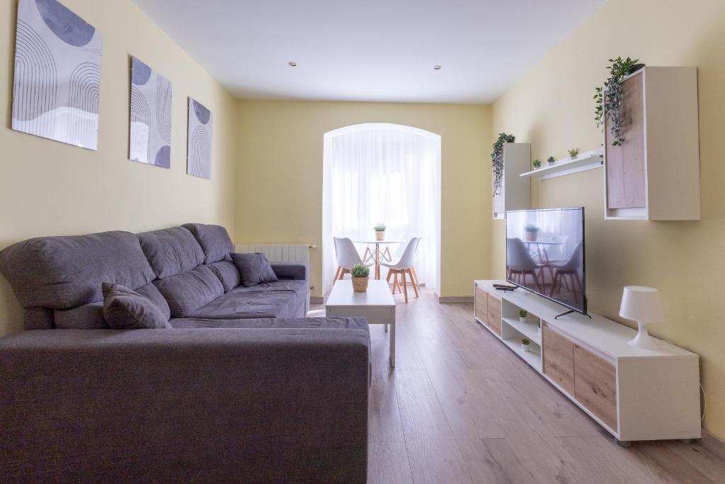 Χώρος καθιστικού στο Santander Centro I 3 Hab I Wifi I Smart TV
