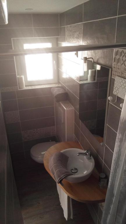 Koupelna v ubytování Hotel La Reserve