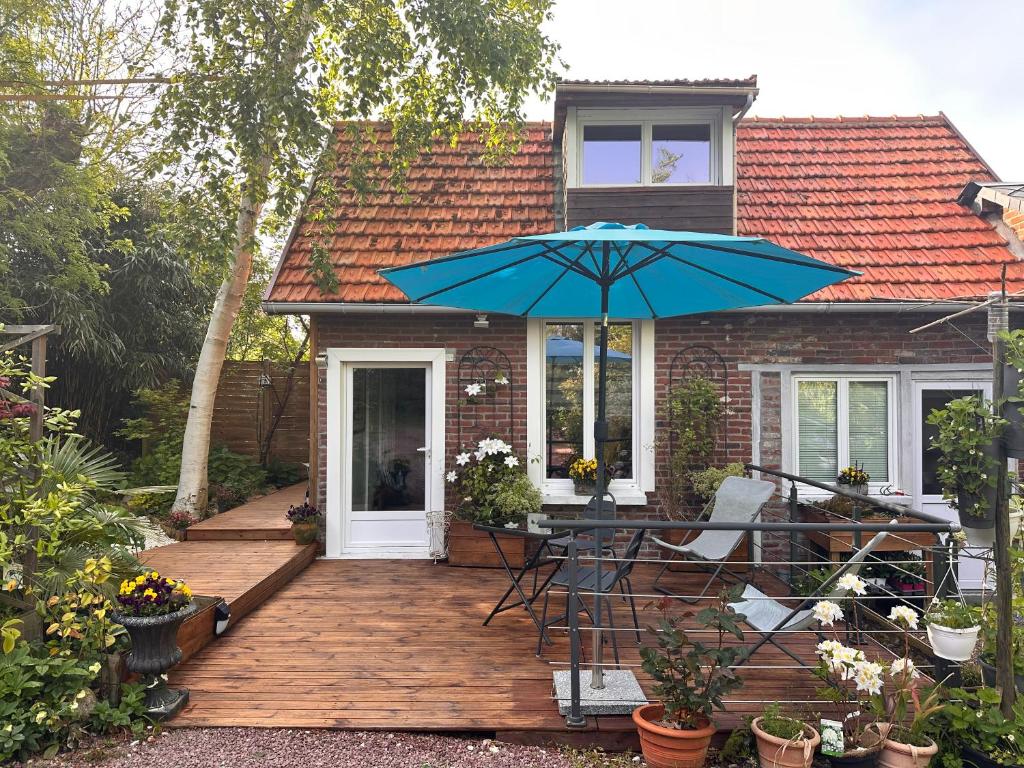 Zahrada ubytování Le Pré Aux Loups