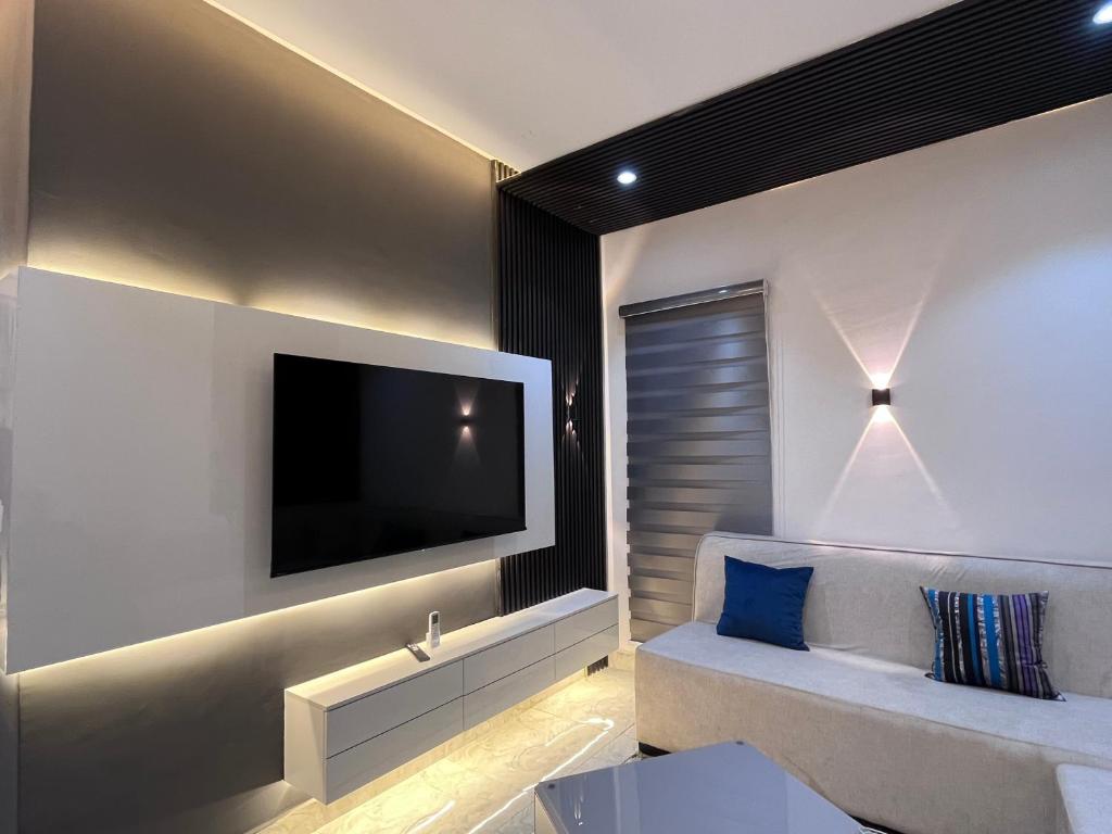 TV a/nebo společenská místnost v ubytování Blackwood Hotels