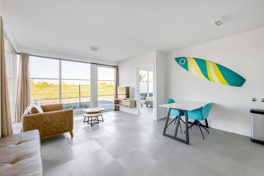 Posezení v ubytování Appartement Hangloose (2P) - Residence Kabbelaarsbank