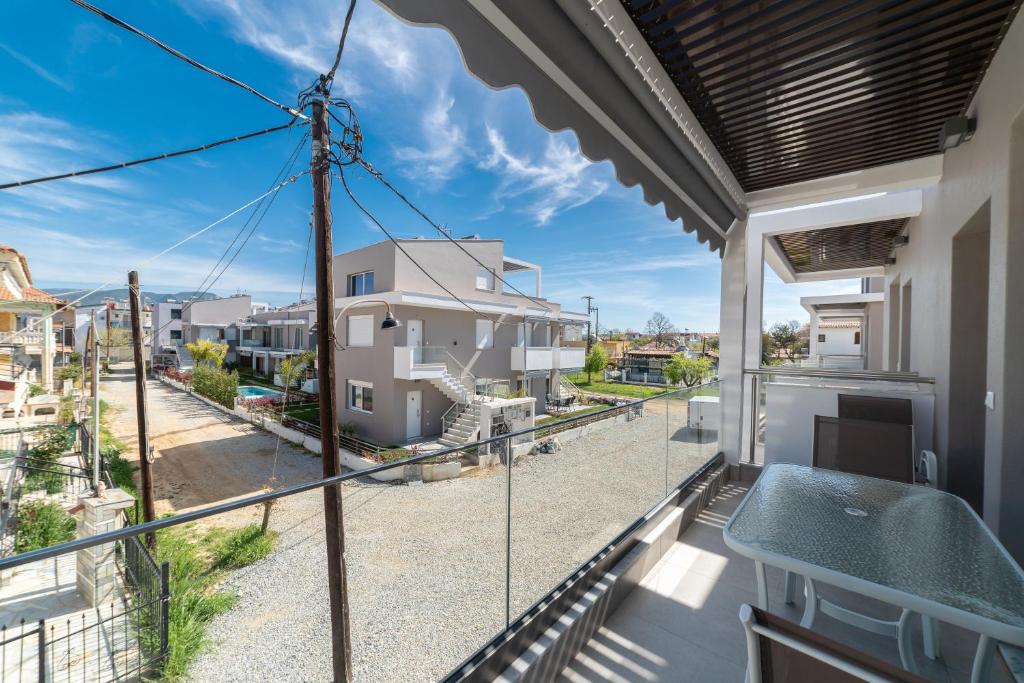 Balkón nebo terasa v ubytování Anastasia Residential Complex