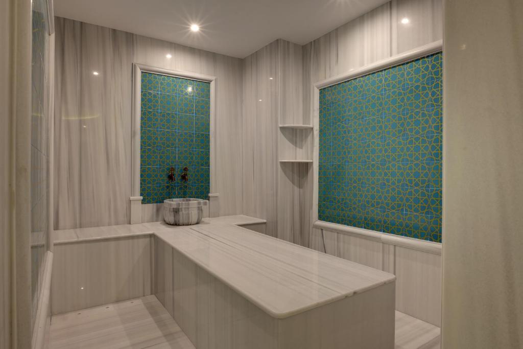 Koupelna v ubytování Dedeman Güre Nurhayat Thermal Resort&SPA