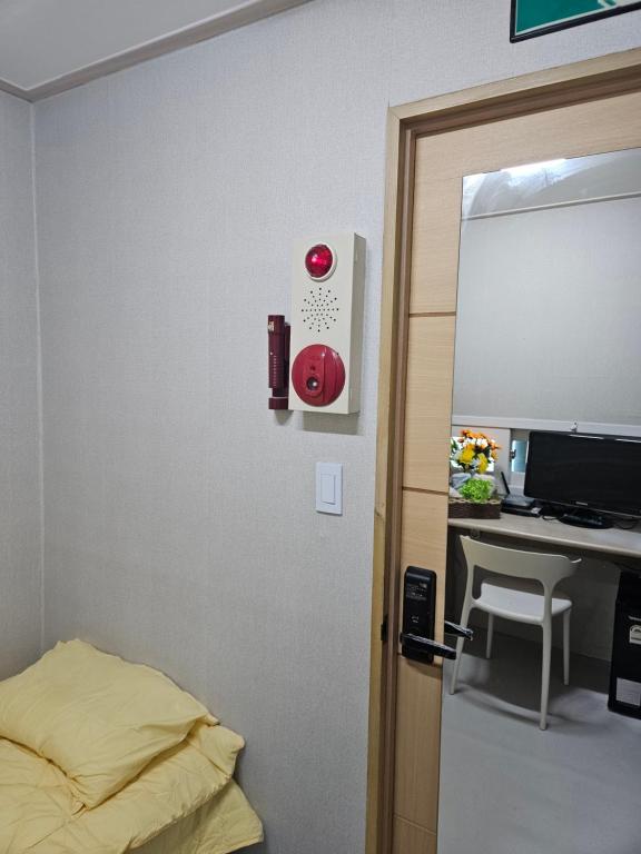 Kuchyň nebo kuchyňský kout v ubytování Halla Livingtel