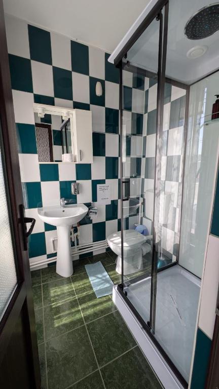 Koupelna v ubytování Motel Don Tomaso