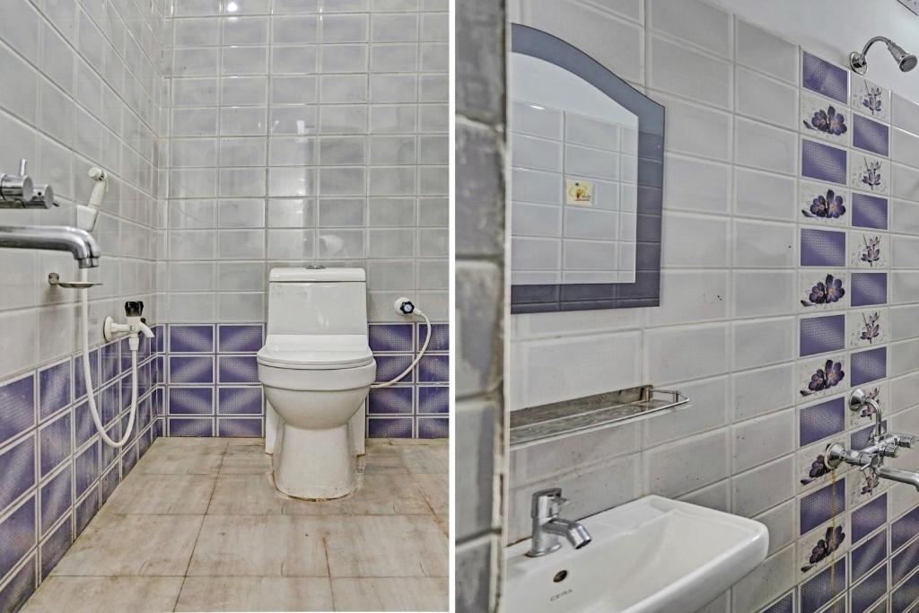 Koupelna v ubytování Hotel O Rabi Niwas
