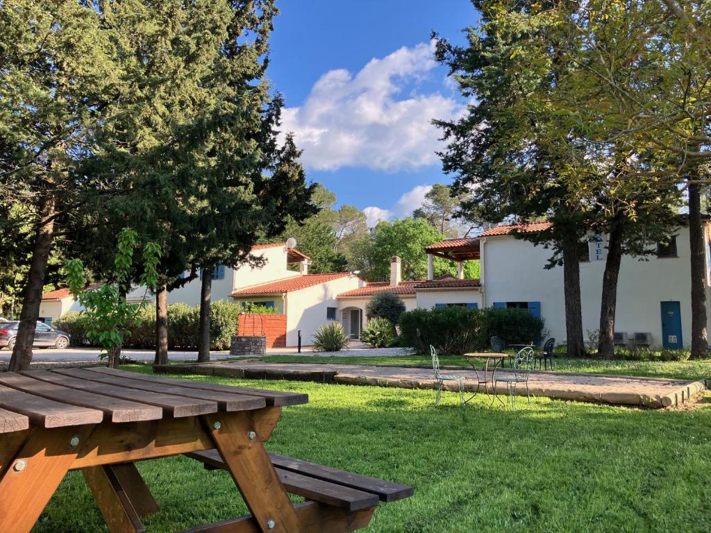 Zahrada ubytování La Bastide du Val