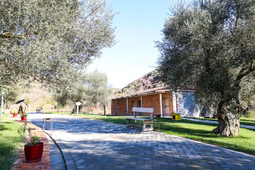 Zahrada ubytování Agroturizëm Via Egnatia