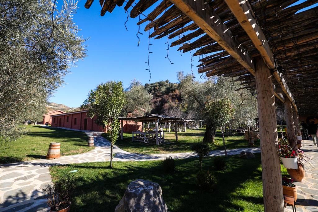 Zahrada ubytování Agroturizëm Via Egnatia