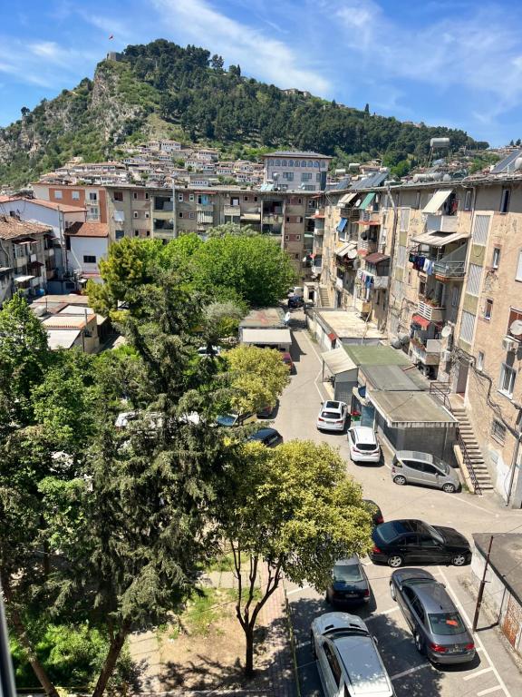 Nespecifikovaný výhled na hory nebo výhled na hory při pohledu z apartmánu