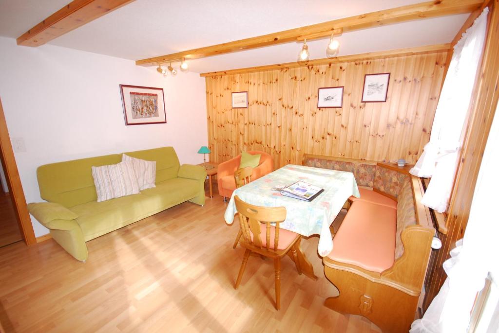 Posezení v ubytování Chalet Alpenruh