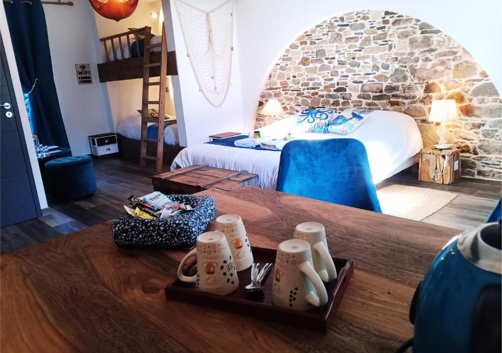 Posezení v ubytování Domaine La Synchronicité - Gîte et Chambres d'Hôtes