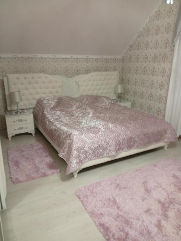 Postel nebo postele na pokoji v ubytování U katky