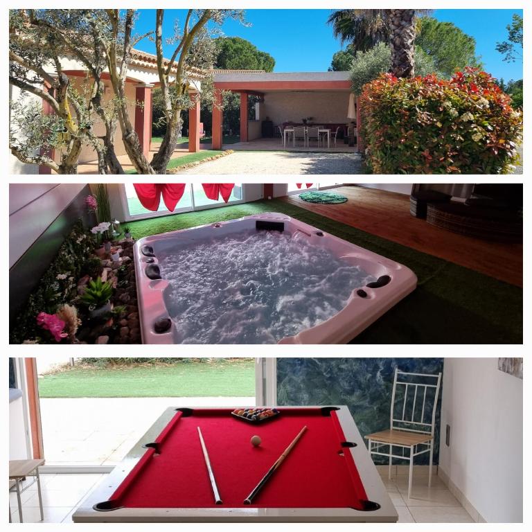 Photo de la galerie de l'établissement Villa les bouzigues et spa, à Alignan-du-Vent