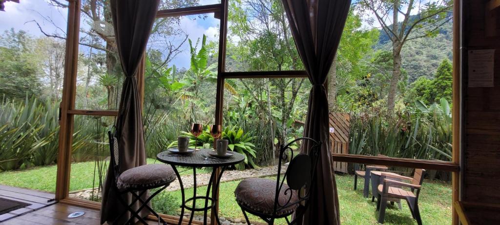 Zahrada ubytování Exclusivo Cocora con Jacuzzi Salento Quindio