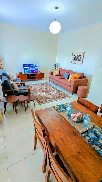 TV a/nebo společenská místnost v ubytování Ahva III Residence