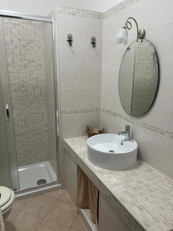 Koupelna v ubytování Donna Concetta casa vacanze