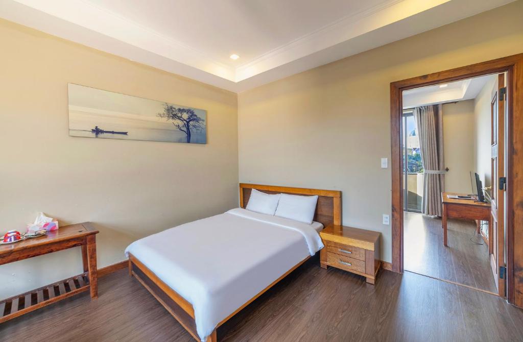 Postel nebo postele na pokoji v ubytování Guava Hill Boutique Hotel