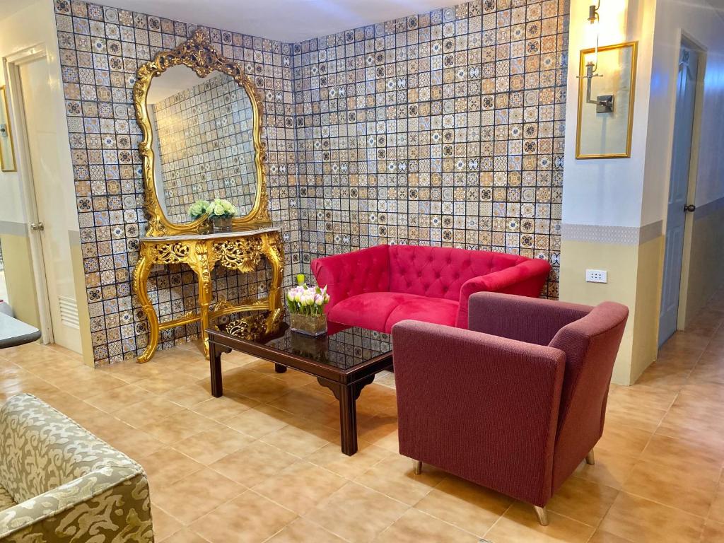 Posezení v ubytování Jupiter Homestay