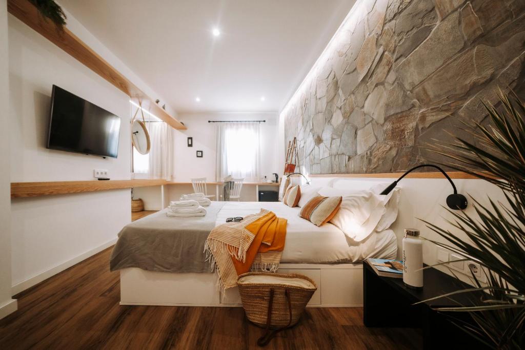 Postel nebo postele na pokoji v ubytování Murada hotel