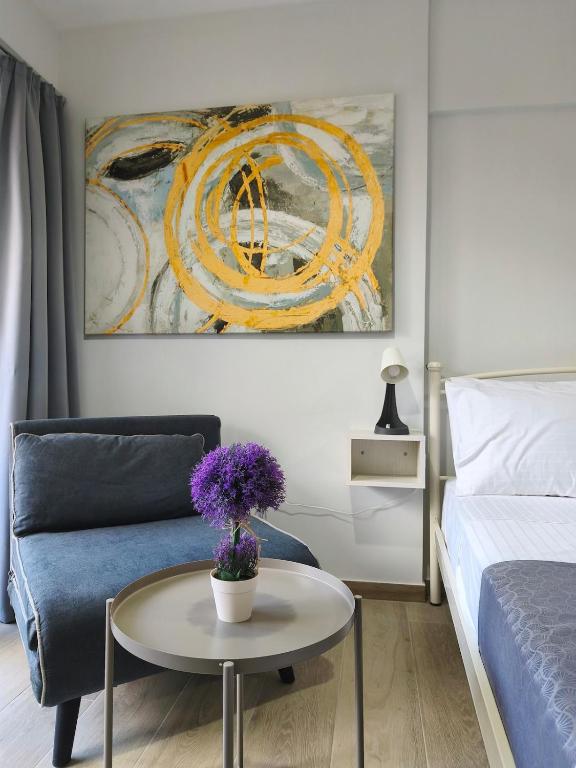 Katil atau katil-katil dalam bilik di David Luxury Experience Α3