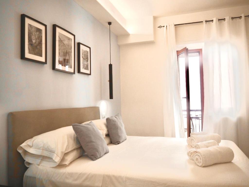 Postel nebo postele na pokoji v ubytování Room Center Sorrento Baby