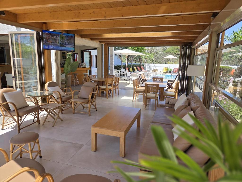 Restaurace v ubytování Arhodiko Hotel