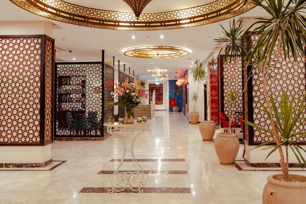The lobby or reception area at Royal Star Beach Resort