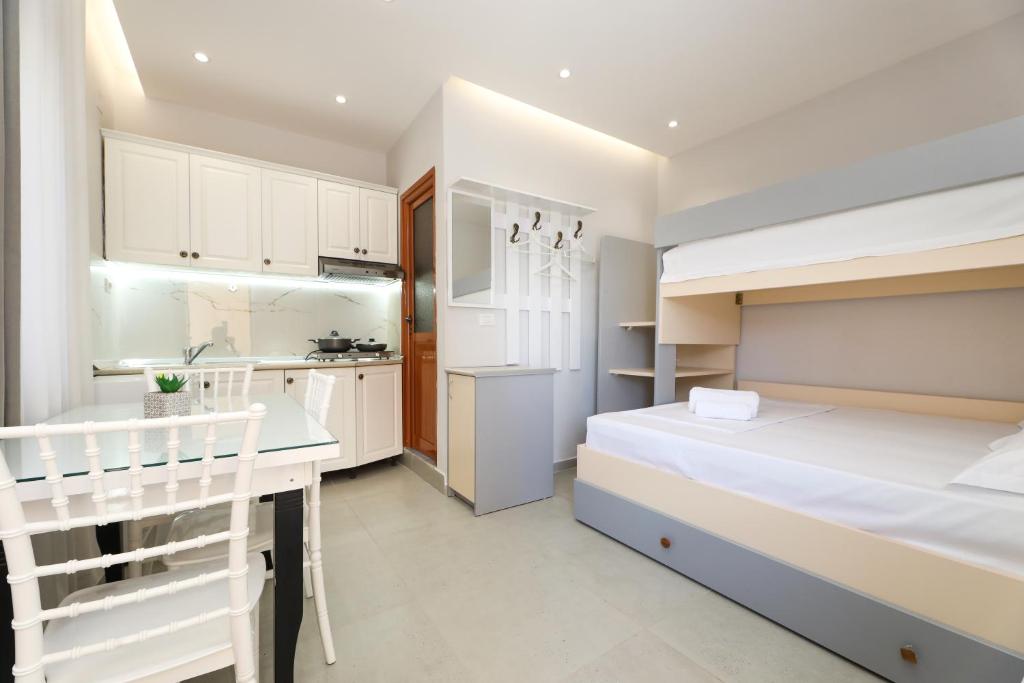 Kuchyň nebo kuchyňský kout v ubytování Vila Feliz - Premium Rooms with Free Private Parking