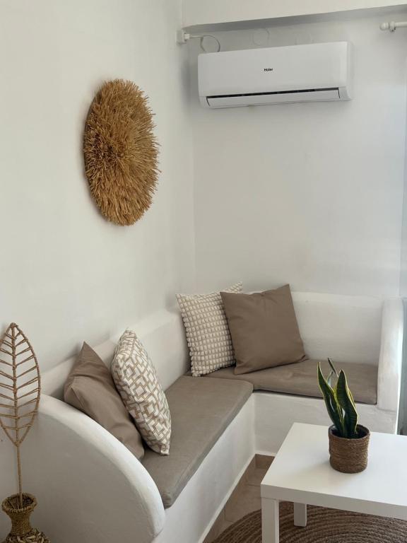 Posezení v ubytování White island rooms
