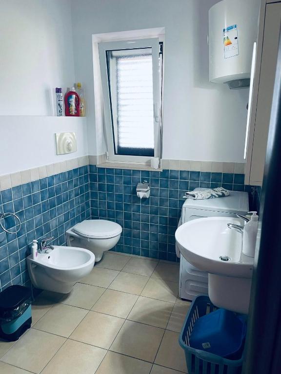 Koupelna v ubytování Casa Caretta