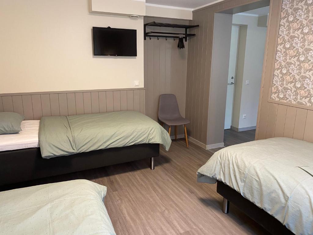 Postel nebo postele na pokoji v ubytování Ranna majutus