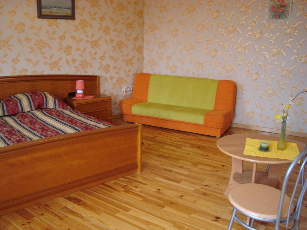 Zona de estar de Ventspils Apartments