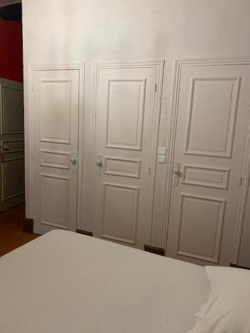 Postel nebo postele na pokoji v ubytování Au temps d'Autrefois