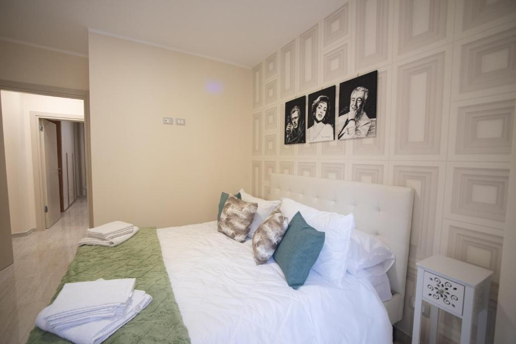 Ένα ή περισσότερα κρεβάτια σε δωμάτιο στο Casa Vacanze Insula