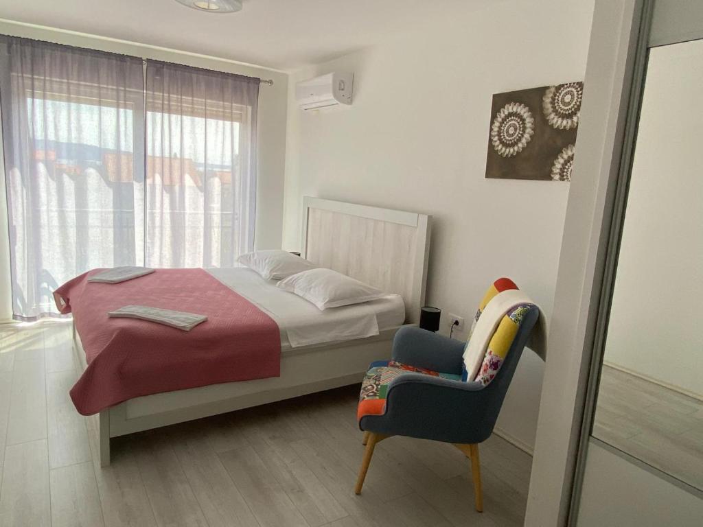 Postel nebo postele na pokoji v ubytování Villa Fidelissima