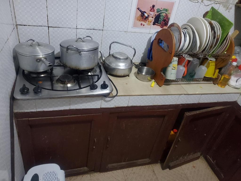 Kuchyň nebo kuchyňský kout v ubytování Feran Room