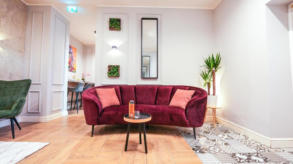 Posezení v ubytování Short Residence Hostel Vienna