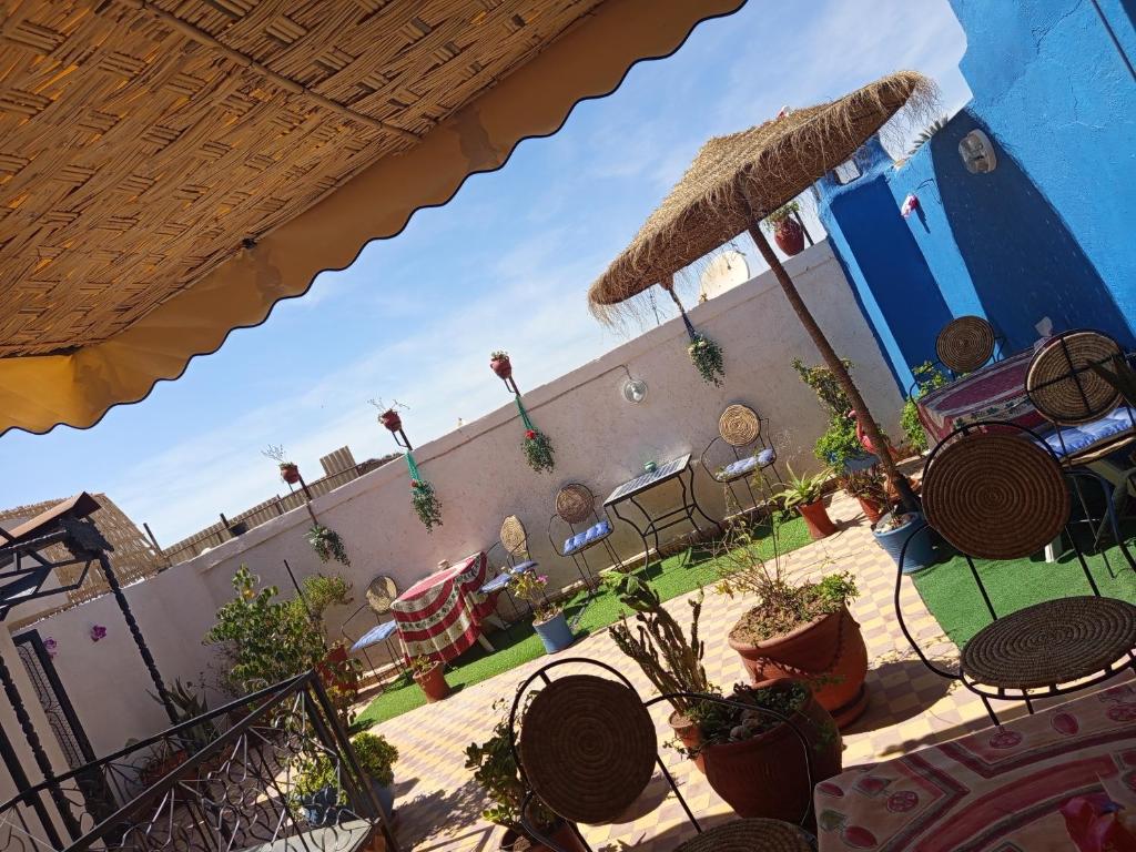 Patio nebo venkovní prostory v ubytování Riad Derb El Aarsa