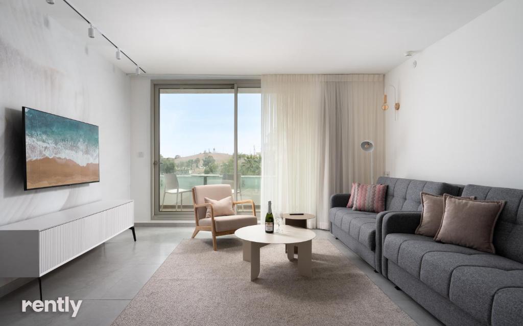 Posezení v ubytování Luxury Apartments And Studios At Sea Side By Rently