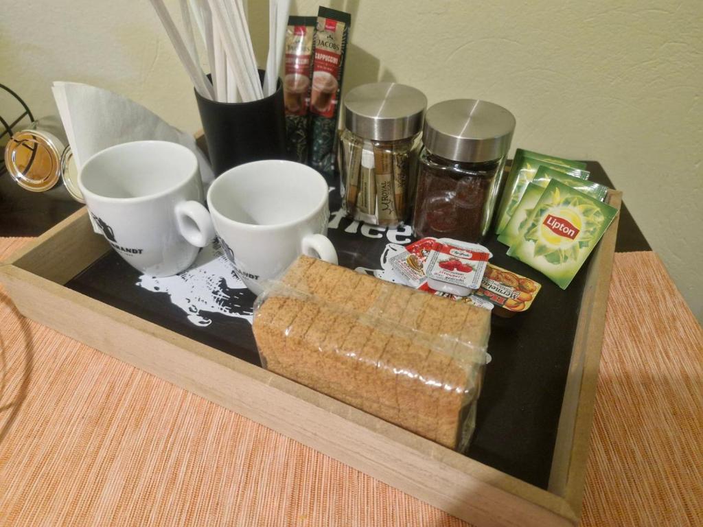 Nápoje v ubytování Vivari apartment