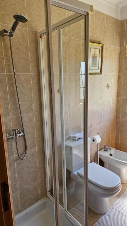 Koupelna v ubytování Suite em Viana do Castelo