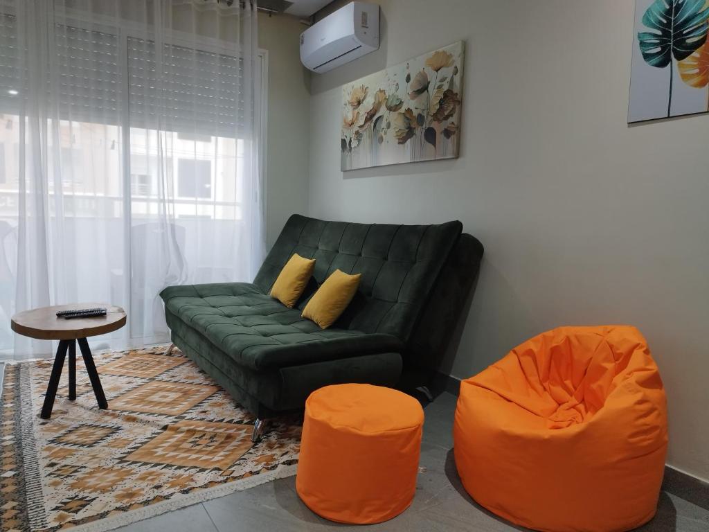 Posezení v ubytování Appartement Cosy