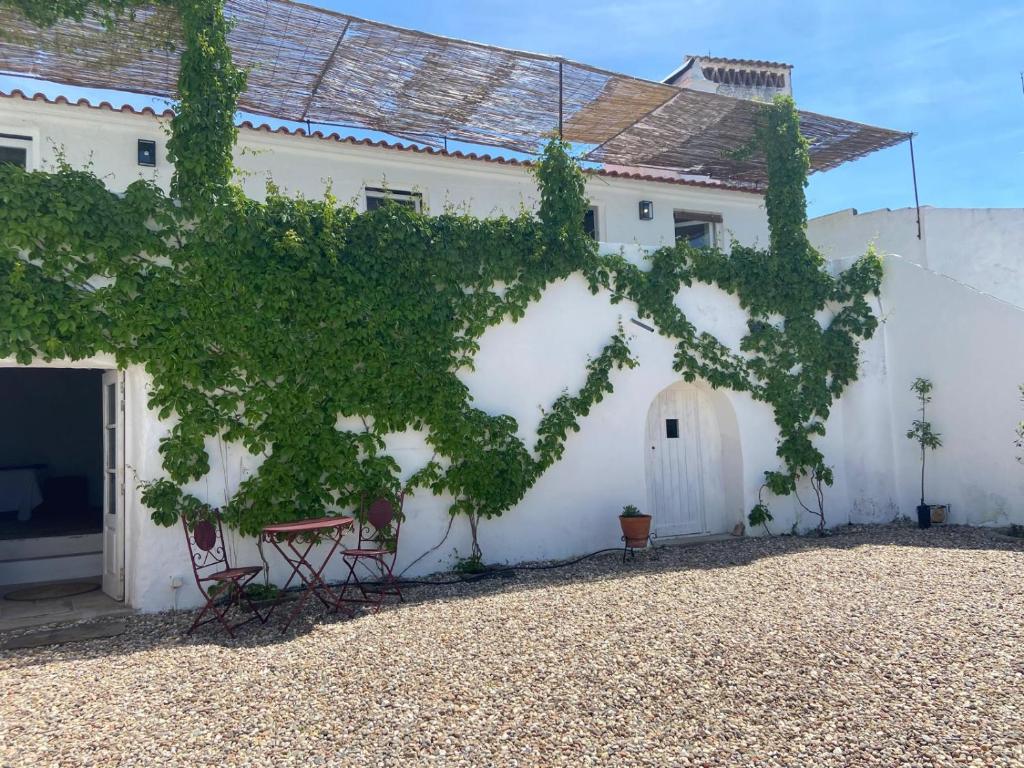 Bygningen som feriehuset ligger i