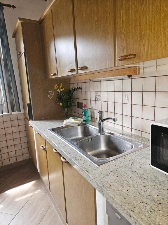 Kuchyň nebo kuchyňský kout v ubytování Haus Andrea