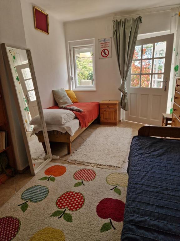 Postel nebo postele na pokoji v ubytování Porta