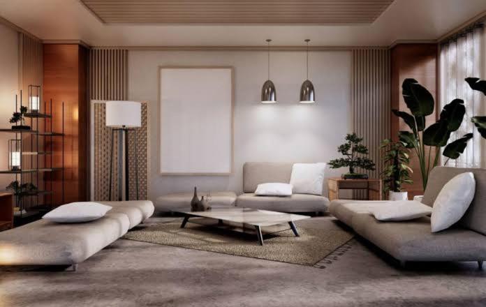 a living room with a couch and a coffee table at Retro Boutique in Cape Town